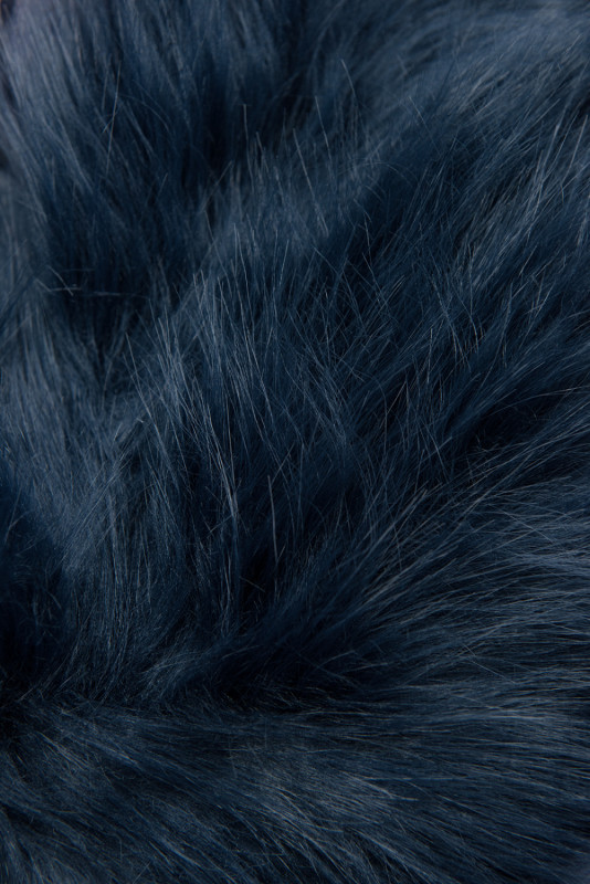 Prechodná prešívaná bunda jeans modrá
