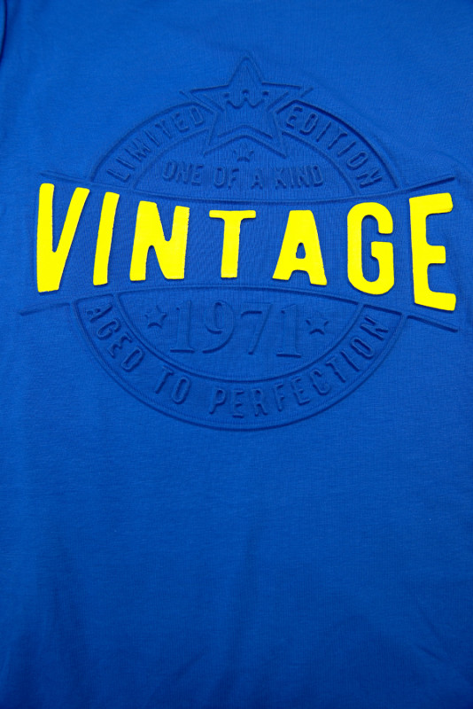 Šaty VINTAGE kobaltovomodré