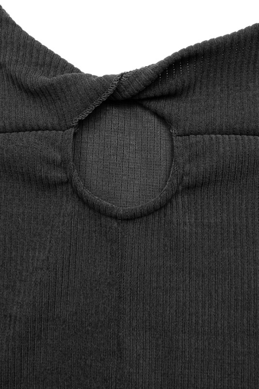 Tmavosivé plus size šaty SIMPLE IS BEAUTIFUL