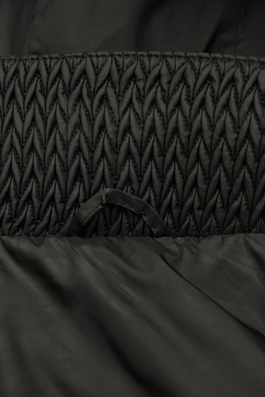 Prechodná bunda s kapucňou čierna