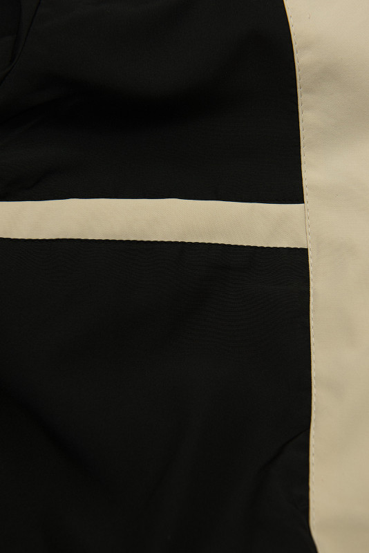 Béžová prechodná parka so sťahovaním v páse