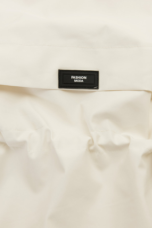 Krémová parka na jar/jeseň