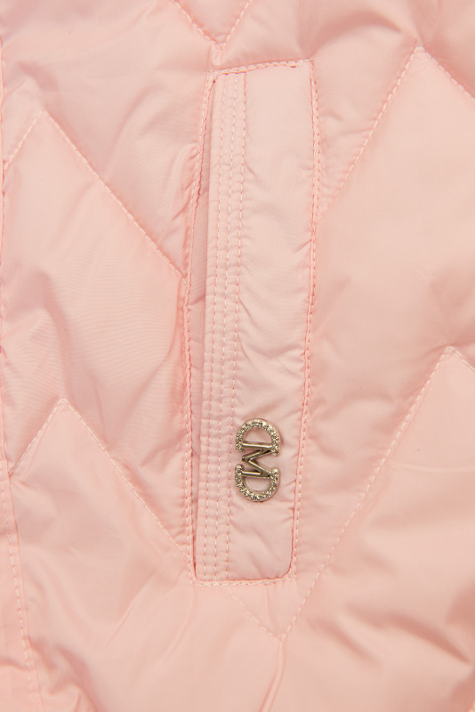 Svetloružová predĺžená vesta