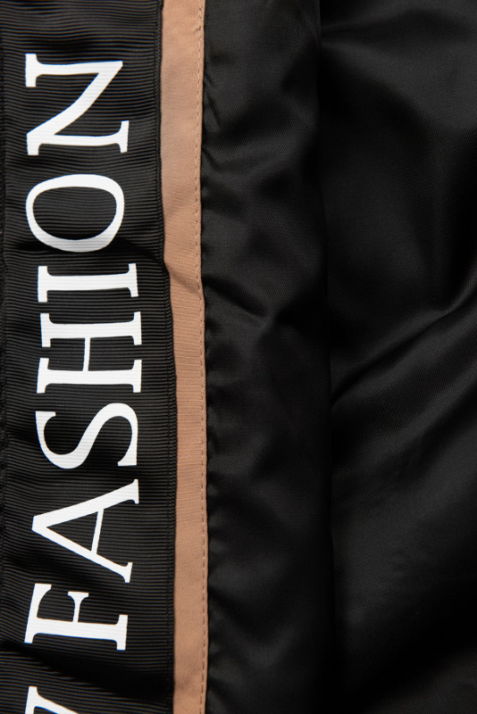 Ľahká prechodná parka FASHION broskyňovohnedá