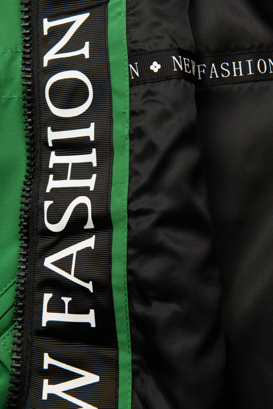 Ľahká prechodná parka FASHION zelená