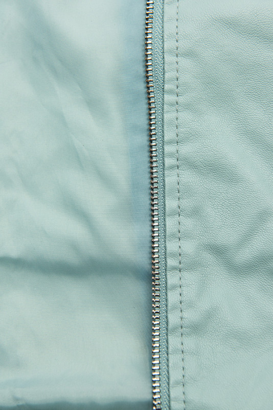 Baby blue basic koženková bunda