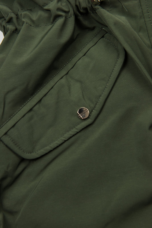 Army zelená parka na obdobie jeseň/zima