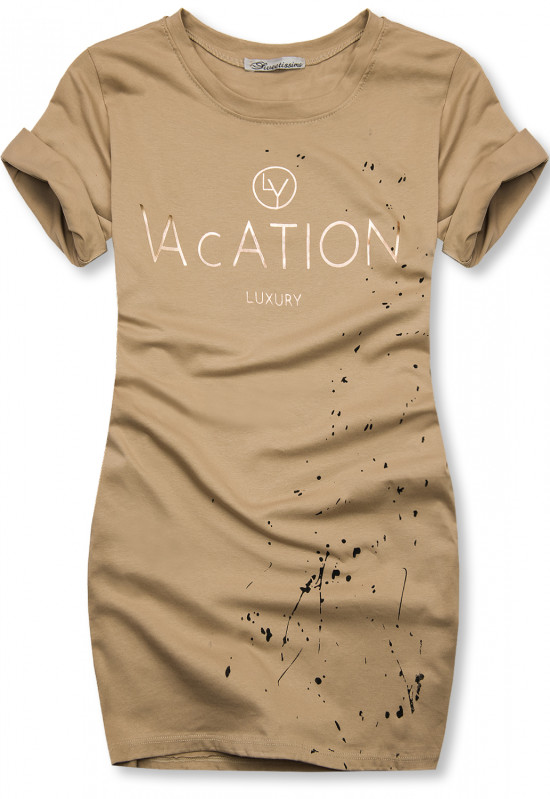 Tunika VACATION hnedá