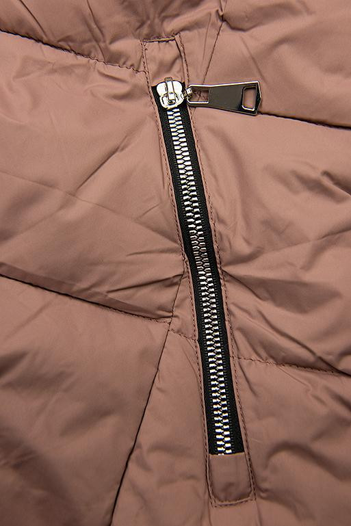 Staroružová zimná bunda na zips