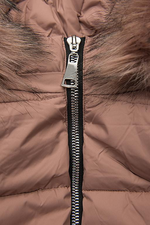 Staroružová zimná bunda na zips