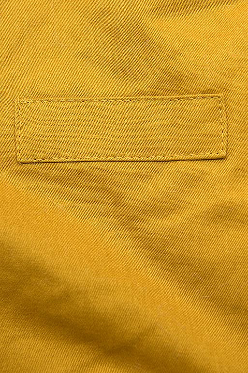 Parka s umelou kožušinou mustard/béžová
