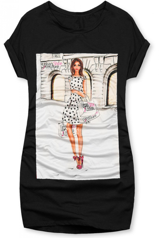 Čierne šaty Urban Couture