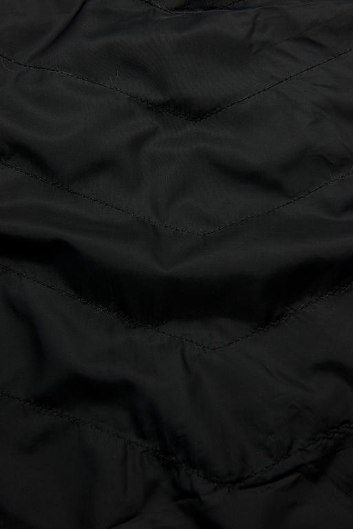 Obojstranná prechodná parka červená/čierna