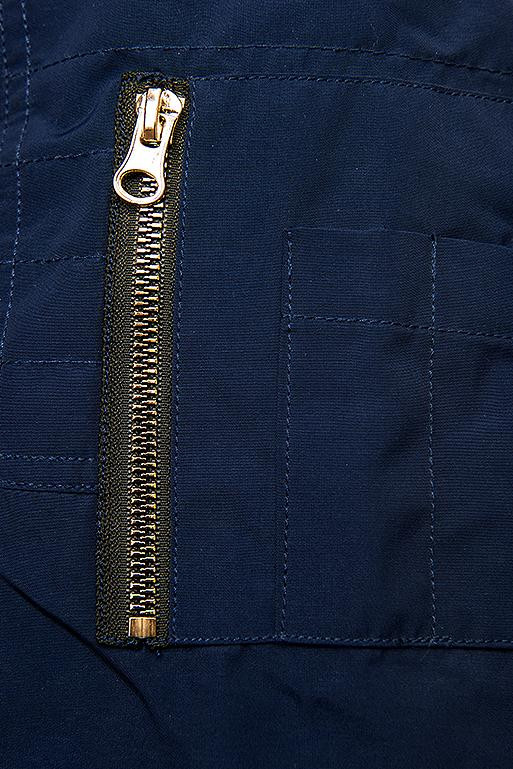 Modro-červená obojstranná parka