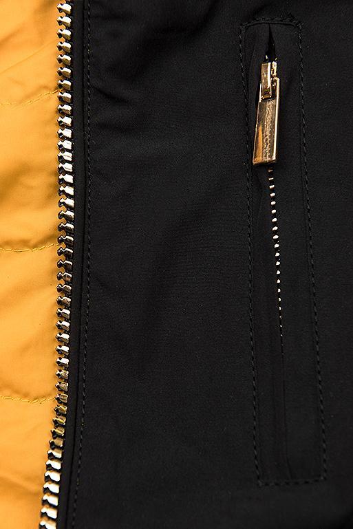Čierno-žltá obojstranná parka