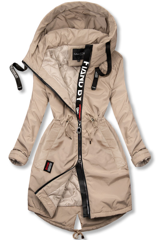 Cappuccino predĺžený plášť/parka
