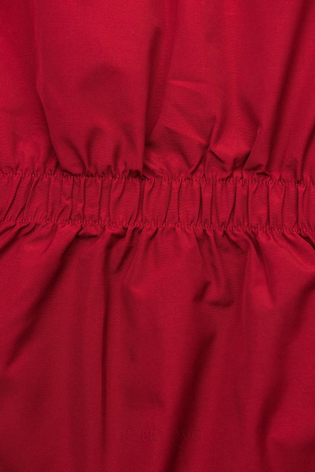 Červená obojstranná bunda s pepito vzorom