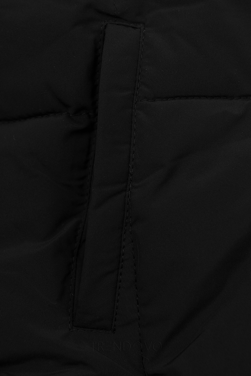 Čierna zimná bunda 2 v 1