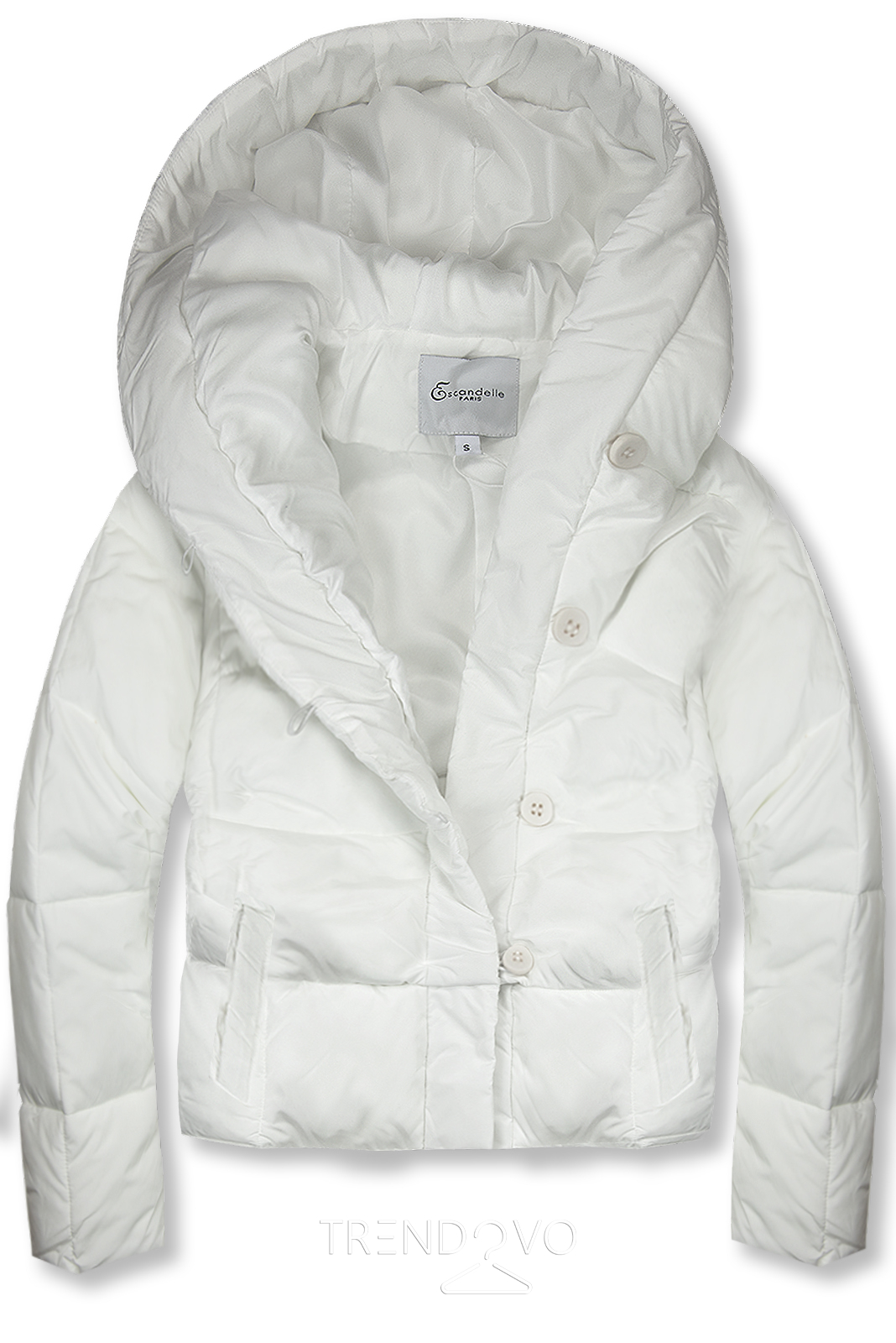 Biela zimná bunda 2 v 1