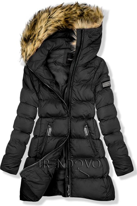 Čierna zimná bunda/vesta