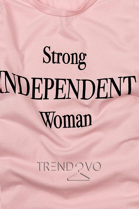 Ružové tričko WOMAN