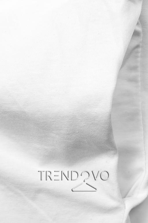 Tunika/Šaty s potlačou v bielej farbe