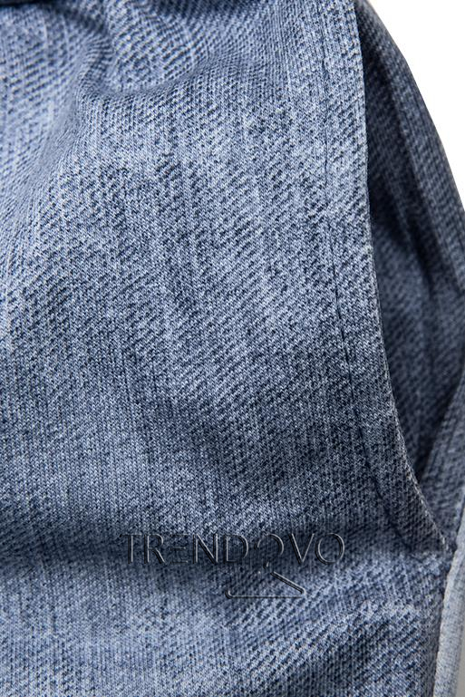 Jeans modrý bavlnený overal