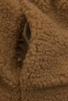 Camel hnedá teddy košeľa
