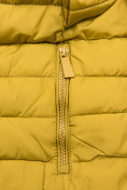 Žltá kombinovaná bunda