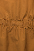 Hnedá obojstranná bunda s pepito vzorom