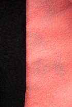 Lososovo-ružová tepláková súprava so vzorom