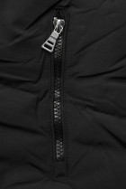 Čierna-béžová zimná bunda
