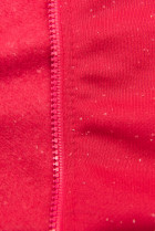 Ružová melírovaná mikina
