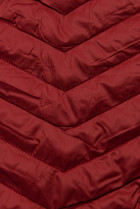 Ľahká prechodná bunda vínovočervená