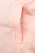 Obojstranná prechodná bunda tmavomodrá/ružová