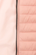 Obojstranná prechodná bunda ružová