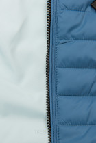 Obojstranná prechodná bunda svetlomodrá/baby blue