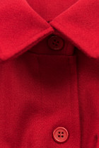 Červený ľahký plášť