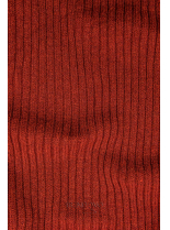 Terakota pletené rolákové šaty