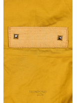 Žltá obojstranná zimná bunda
