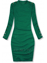 Zelené strečové šaty