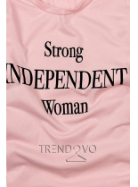 Ružové tričko WOMAN