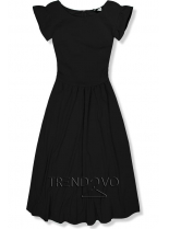 Čierne elegantné midi šaty