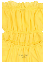 Žlté letné dlhé šaty