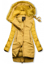 Zimná prešívaná bunda žltá