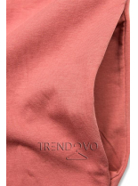 Tunika/Šaty s potlačou v staro-ružovej farbe
