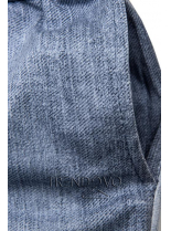 Jeans modrý bavlnený overal