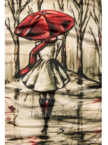 Červené šaty Umbrella