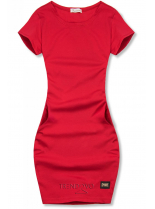Červené šaty basic