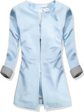 Baby blue predĺžené sako 1832